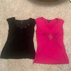 Two White House Black Market Tops